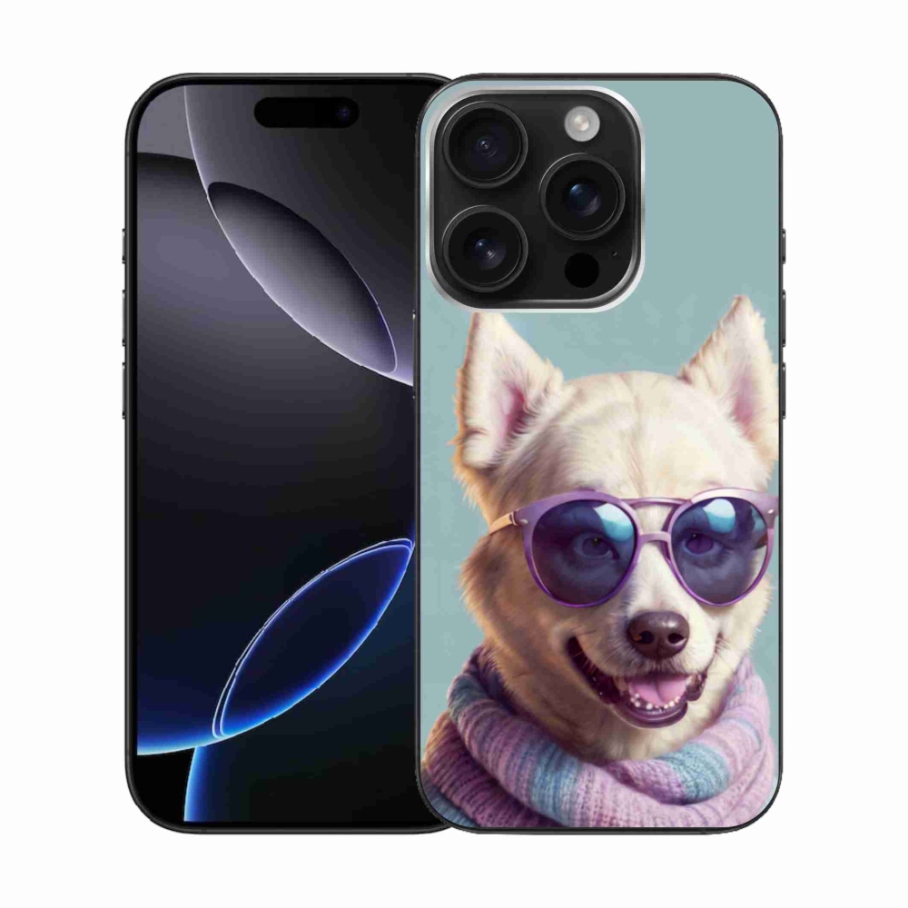 Gelový kryt mmCase na iPhone 16 Pro - stylový německý špic