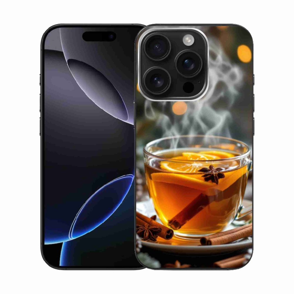 Gelový kryt mmCase na iPhone 16 Pro - vánoční punč