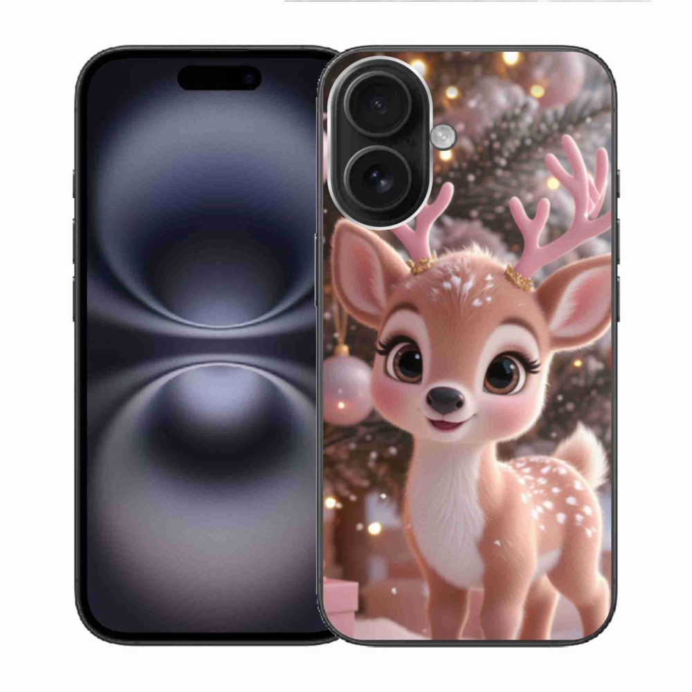 Gelový kryt mmCase na iPhone 16 - roztomilý sob