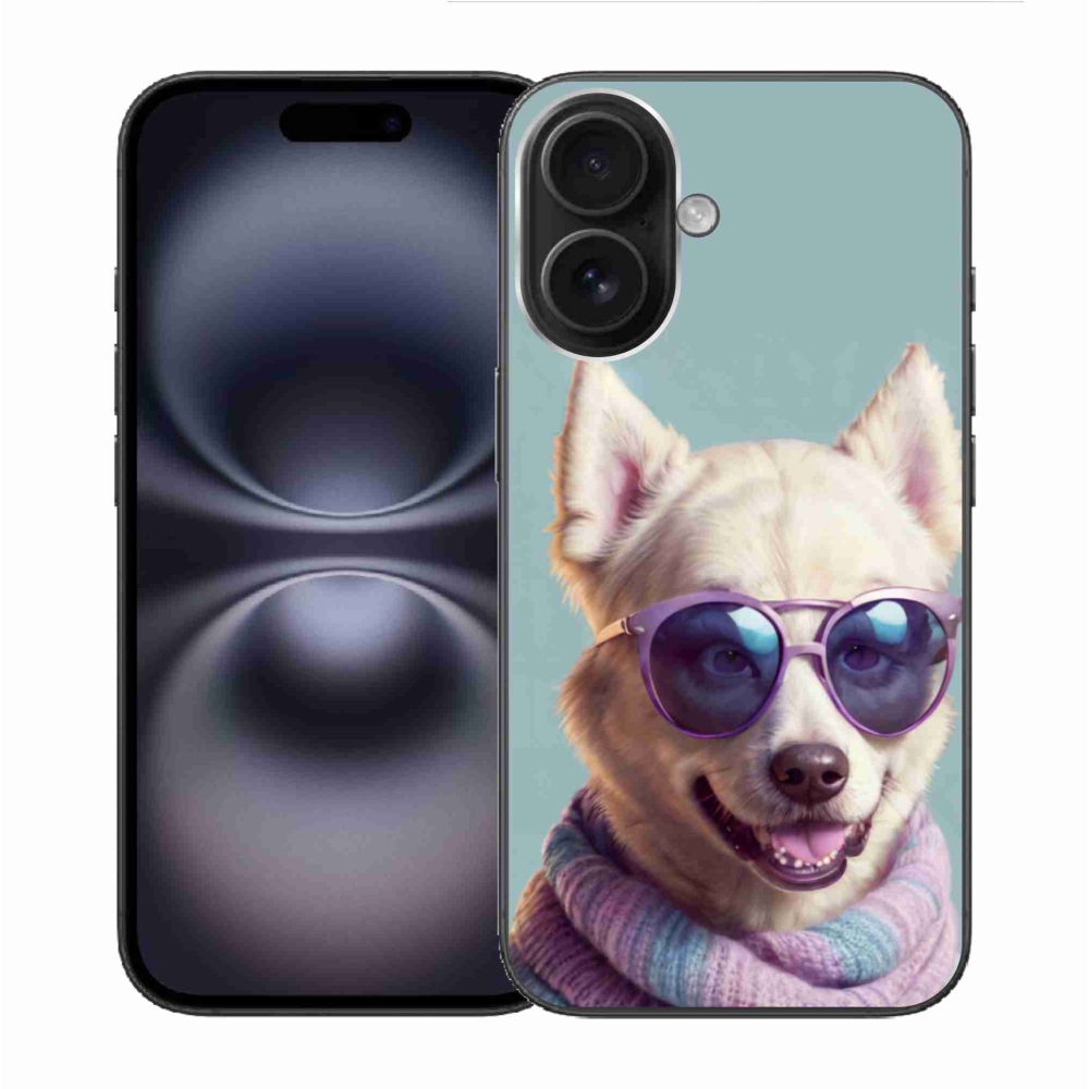 Gelový kryt mmCase na iPhone 16 - stylový německý špic