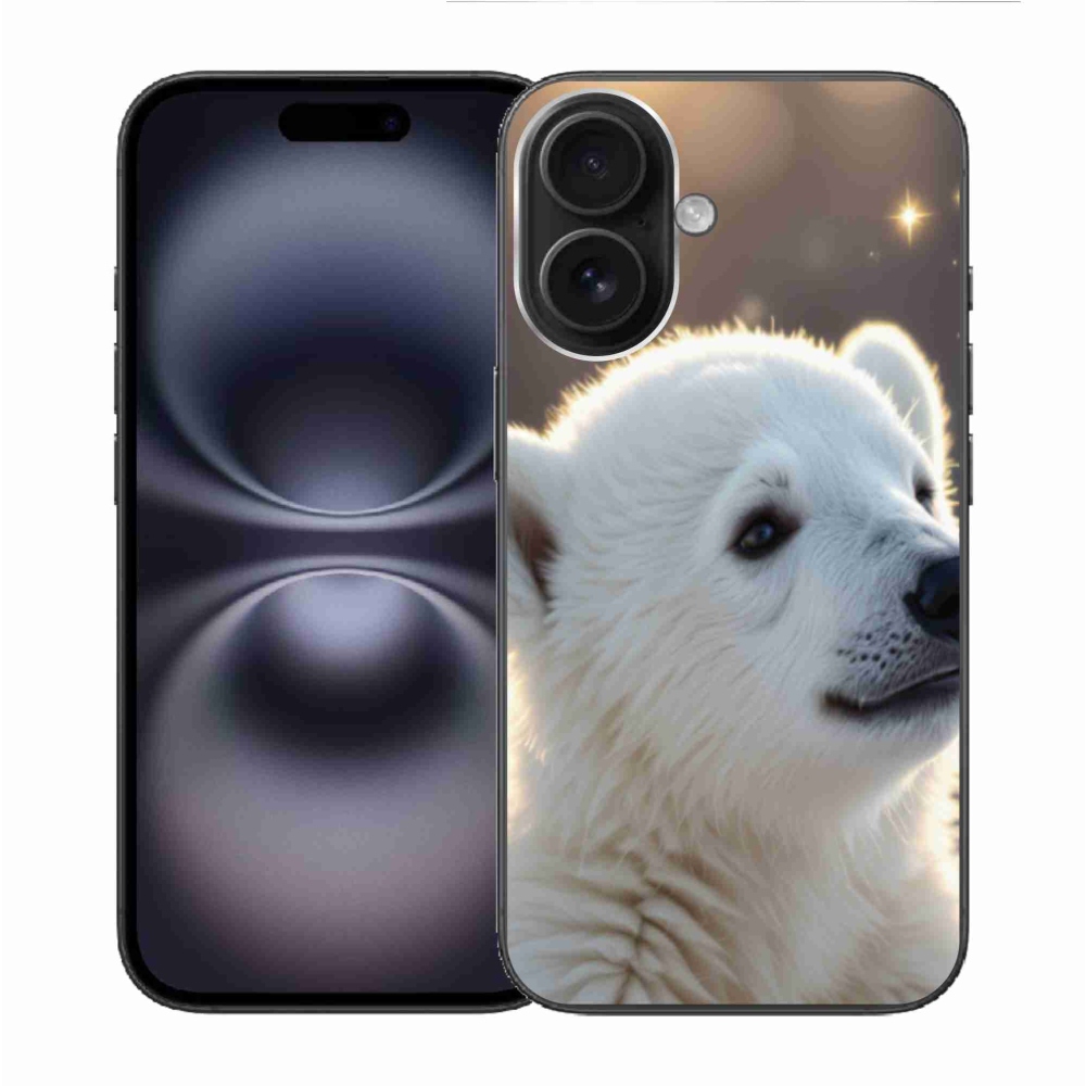Gelový kryt mmCase na iPhone 16 - tučnáci