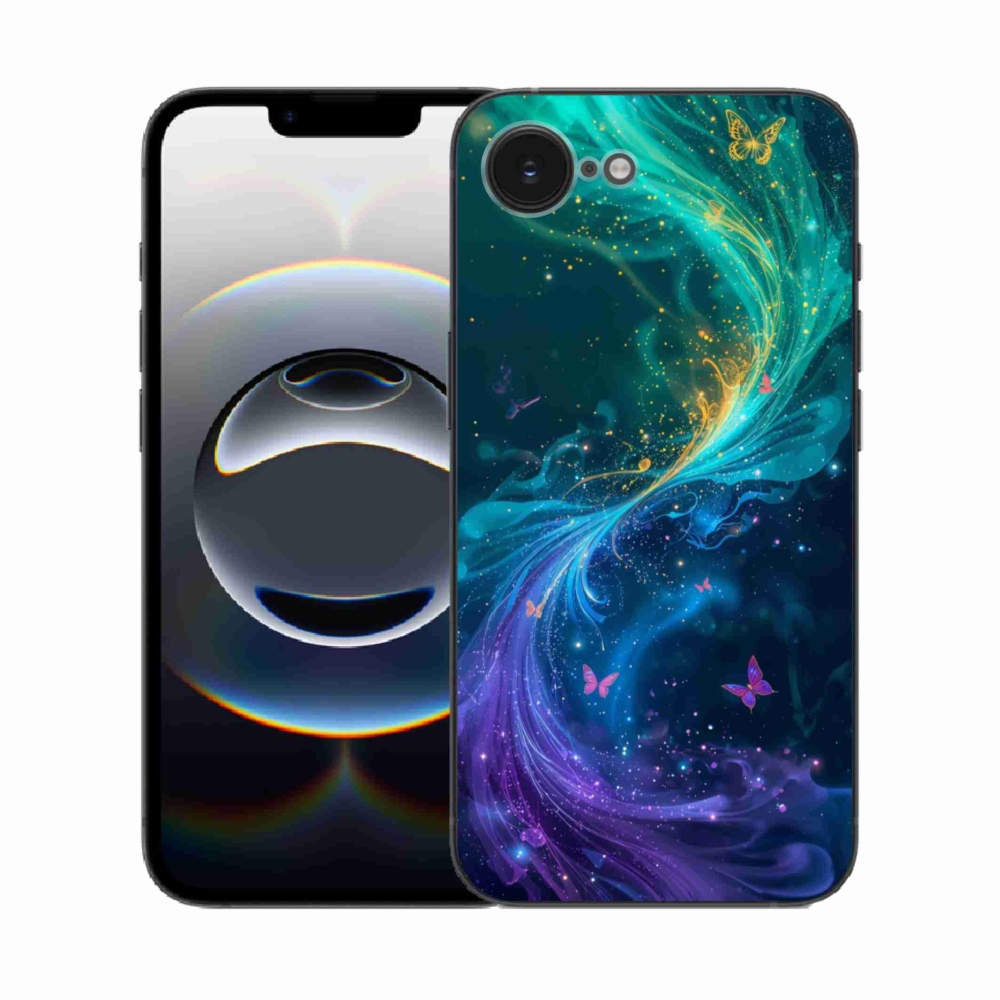 Gelový kryt mmCase na iPhone 16e - abstraktní motiv 31