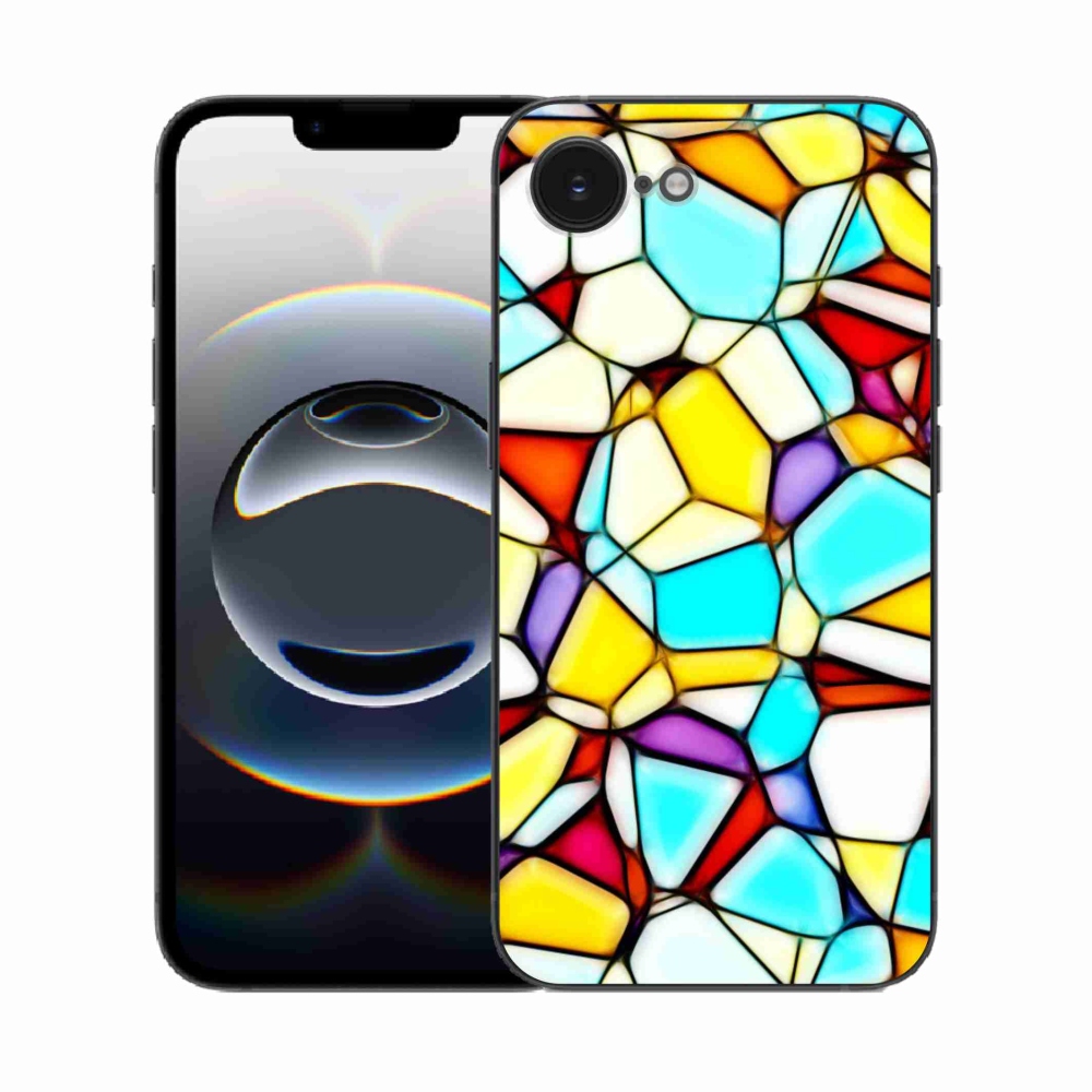 Gelový kryt mmCase na iPhone 16e - abstraktní motiv 40