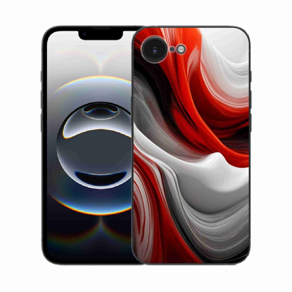 Gelový kryt mmCase na iPhone 16e - abstraktní motiv 47