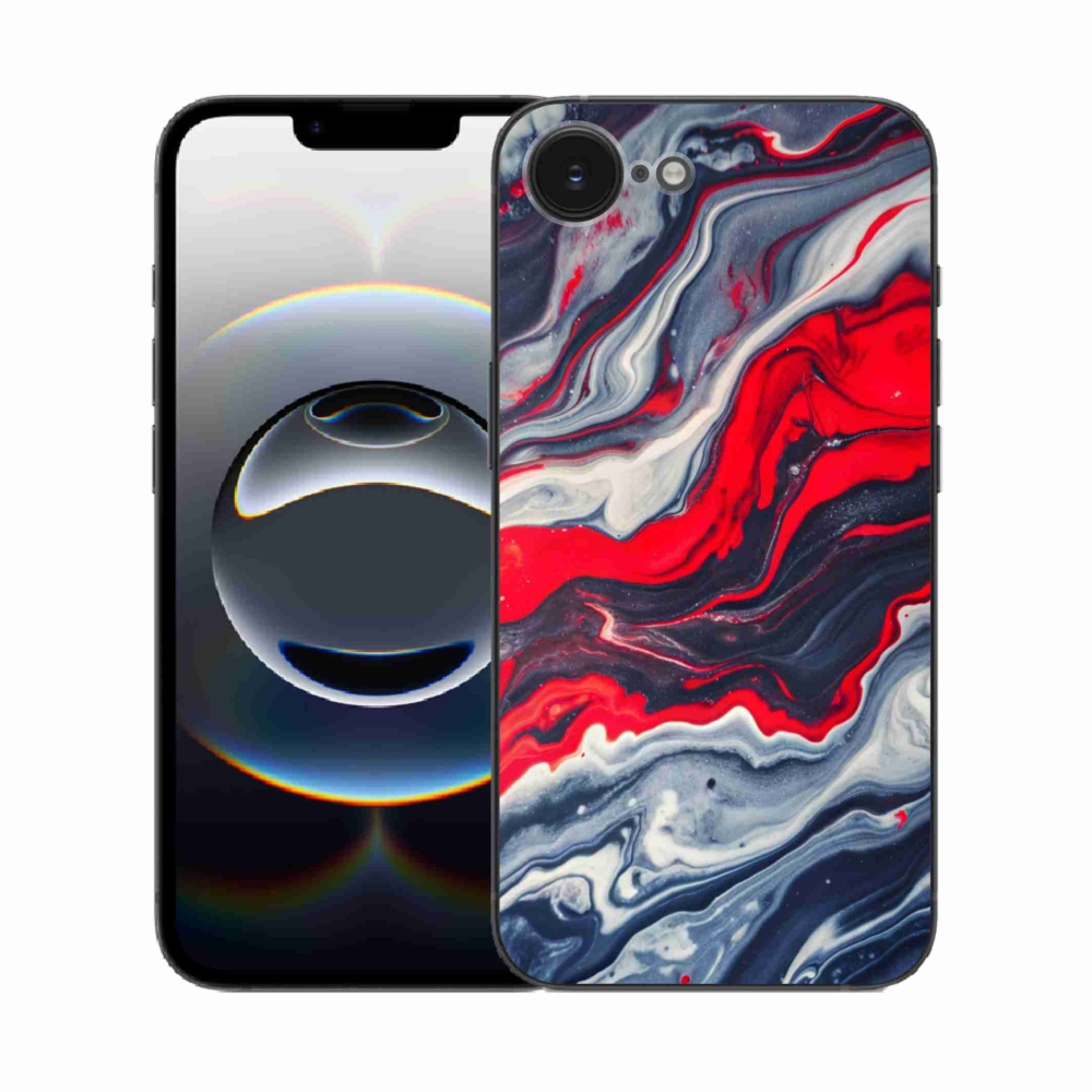 Gelový kryt mmCase na iPhone 16e - abstraktní motiv 59