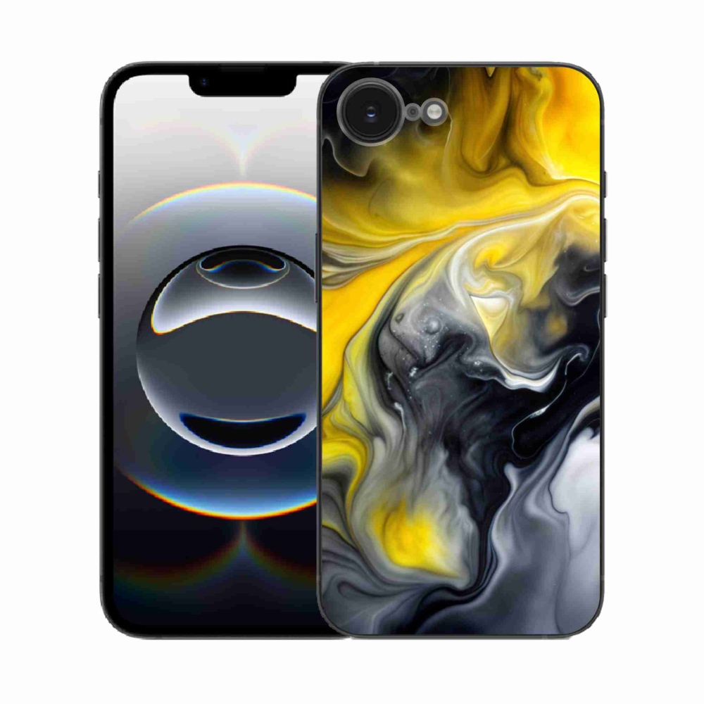 Gelový kryt mmCase na iPhone 16e - abstraktní motiv 60