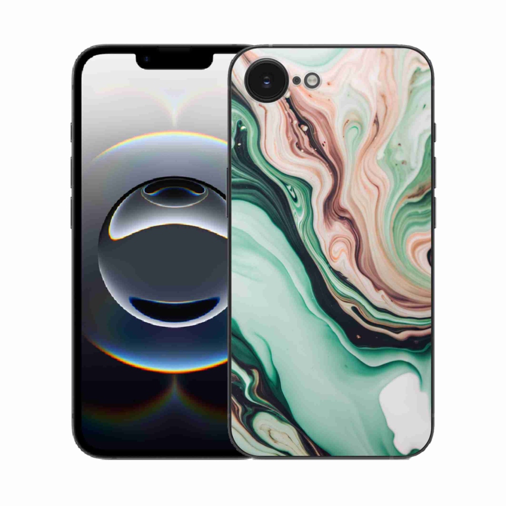 Gelový kryt mmCase na iPhone 16e - abstraktní motiv 62