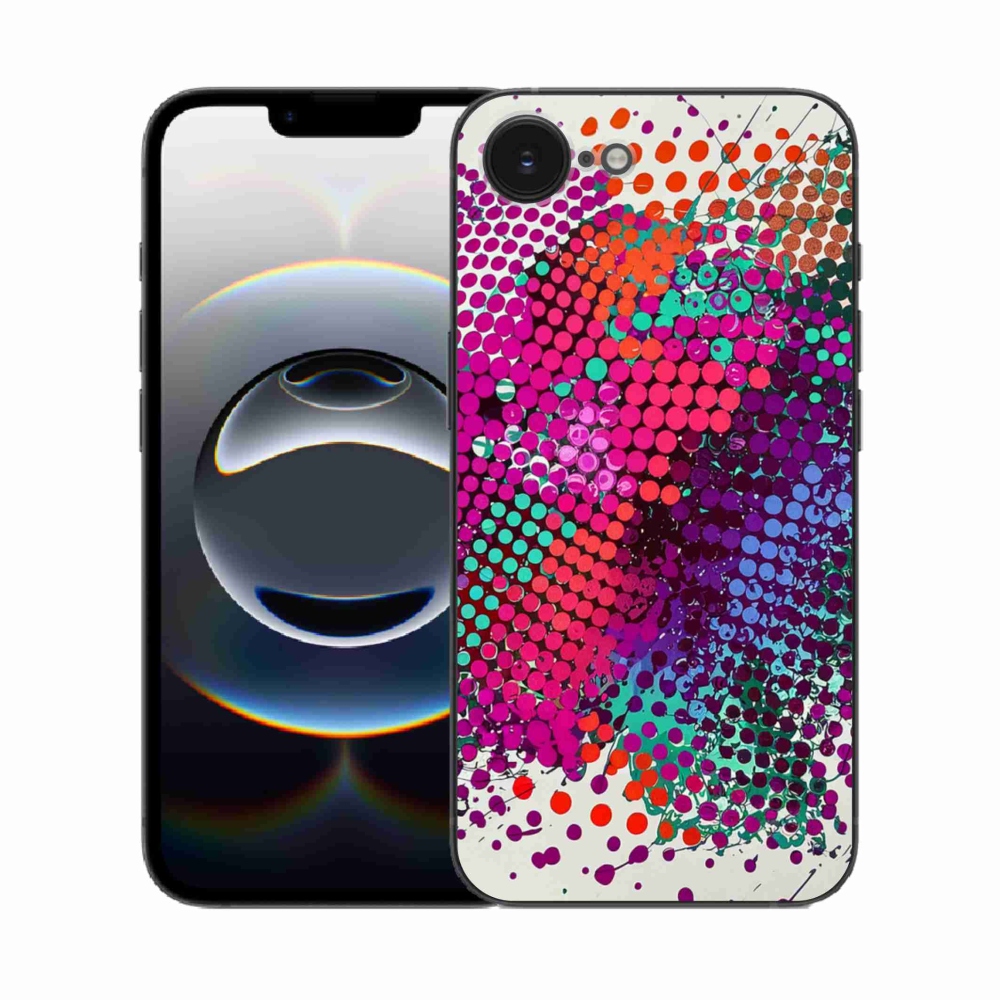 Gelový kryt mmCase na iPhone 16e - abstraktní motiv 65