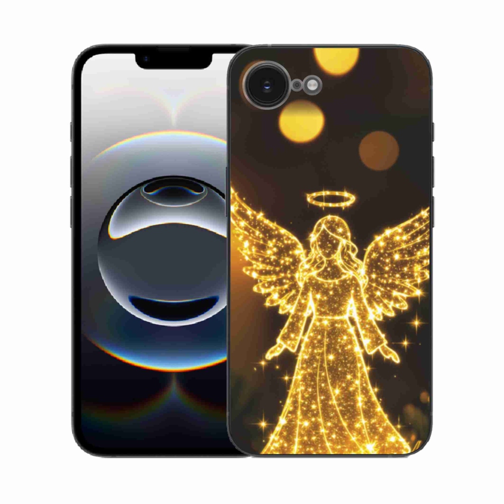 Gelový kryt mmCase na iPhone 16e - anděl