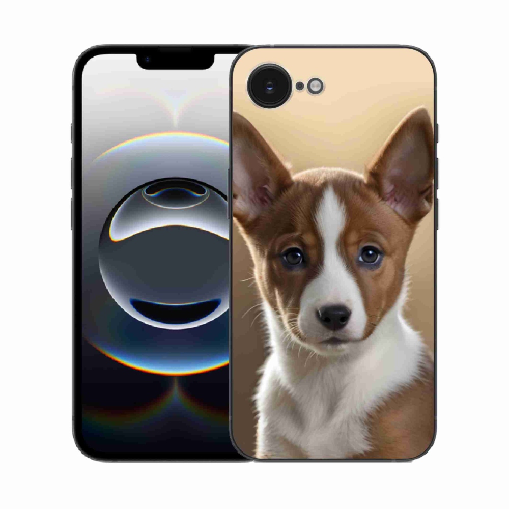 Gelový kryt mmCase na iPhone 16e - basenji