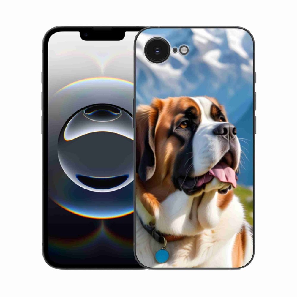 Gelový kryt mmCase na iPhone 16e - bernardýn