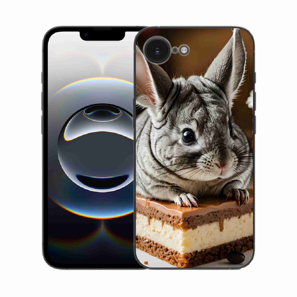 Gelový kryt mmCase na iPhone 16e - činčila