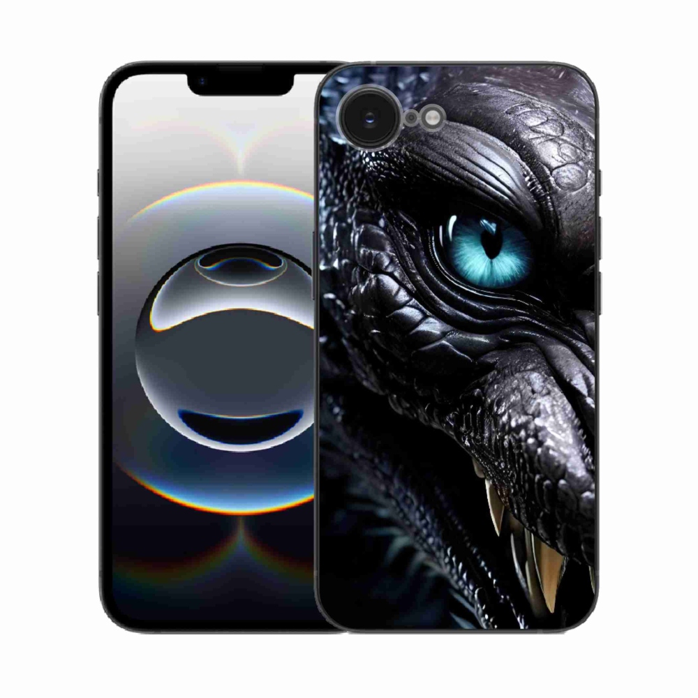 Gelový kryt mmCase na iPhone 16e - dračí pohled