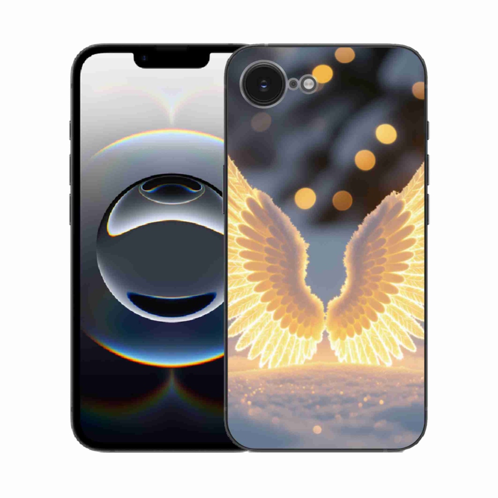 Gelový kryt mmCase na iPhone 16e - křídla