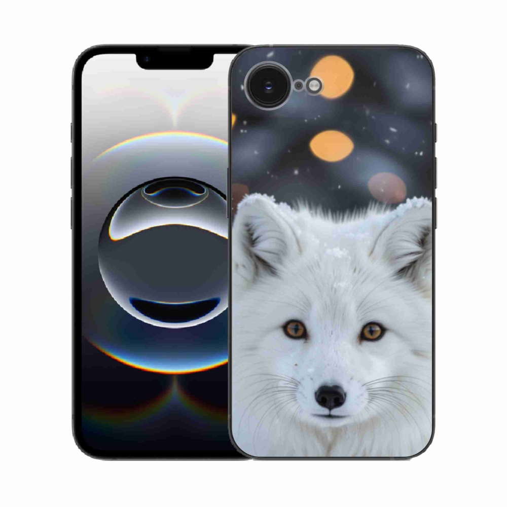 Gelový kryt mmCase na iPhone 16e - liška polární