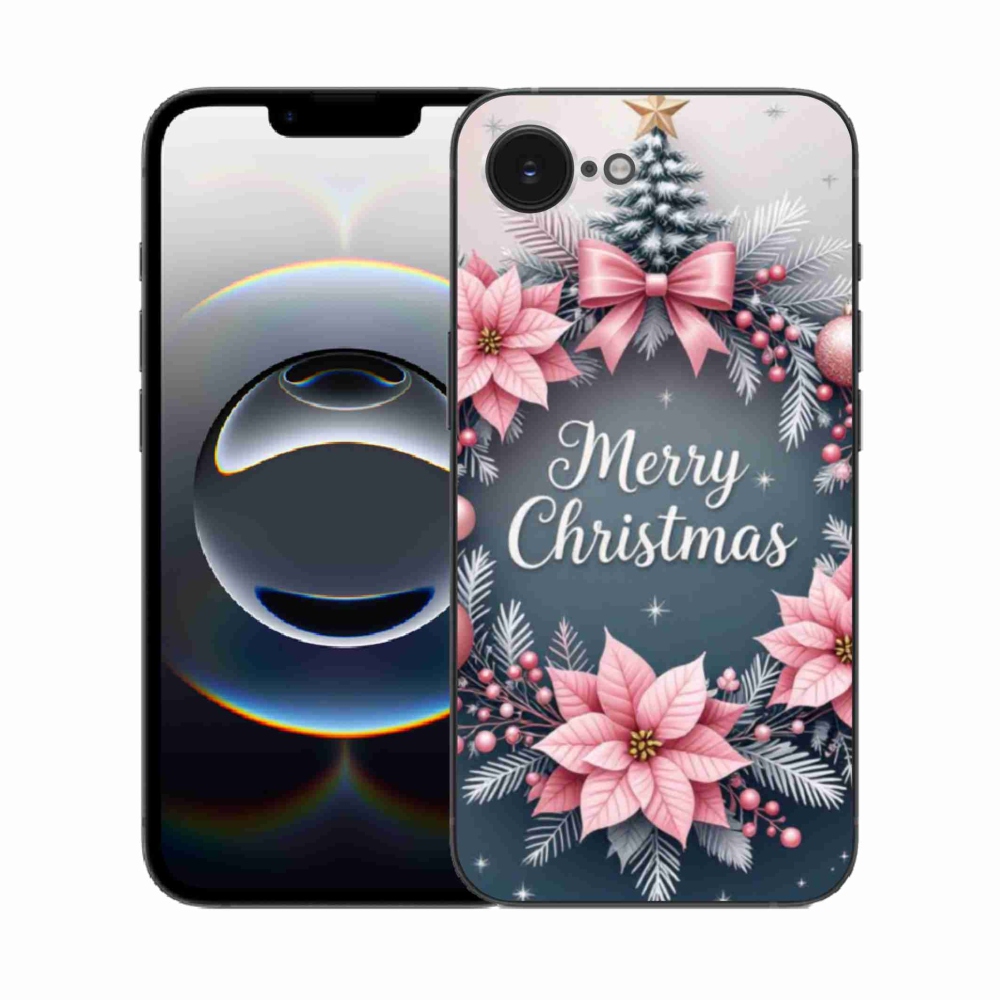 Gelový kryt mmCase na iPhone 16e - merry christmas