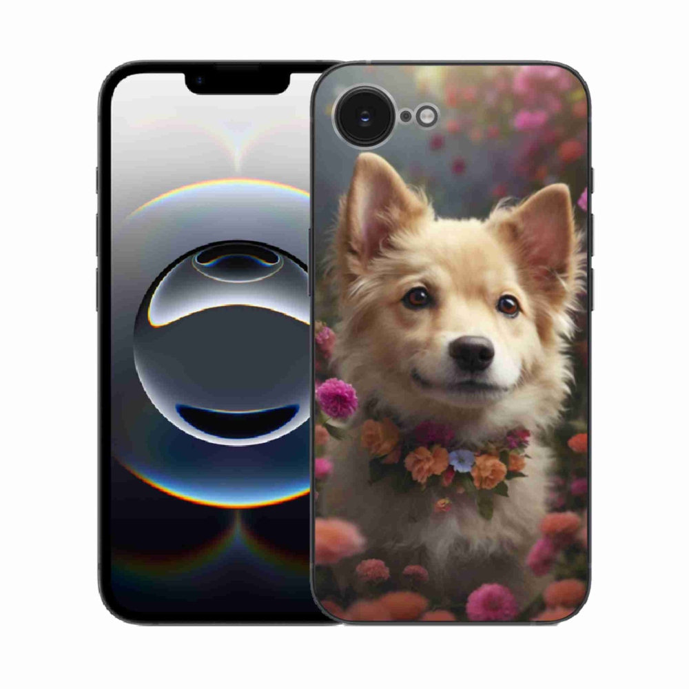 Gelový kryt mmCase na iPhone 16e - německý špic