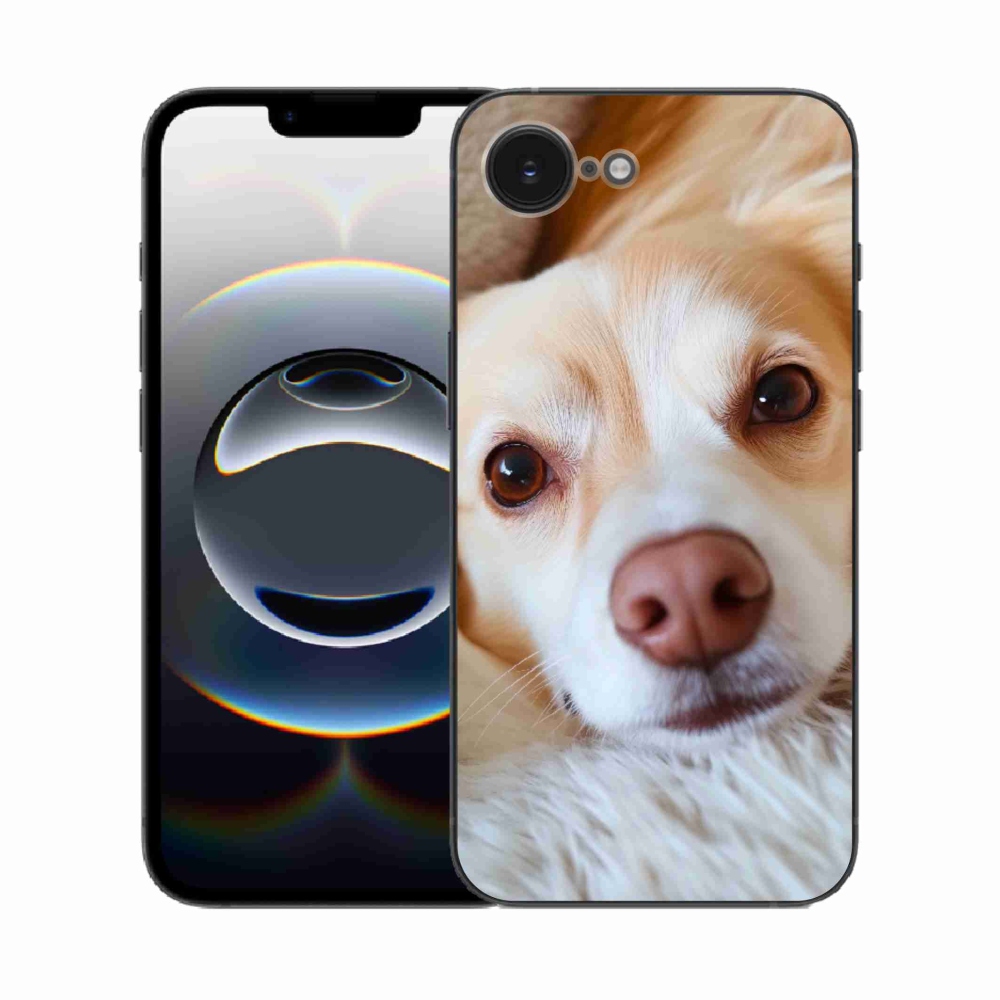 Gelový kryt mmCase na iPhone 16e - Roztomilá čivava
