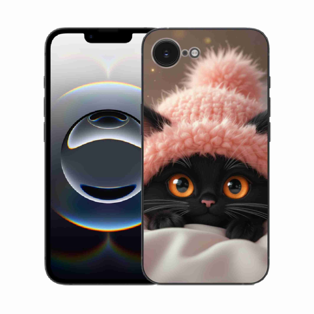 Gelový kryt mmCase na iPhone 16e - roztomilé kotě 7