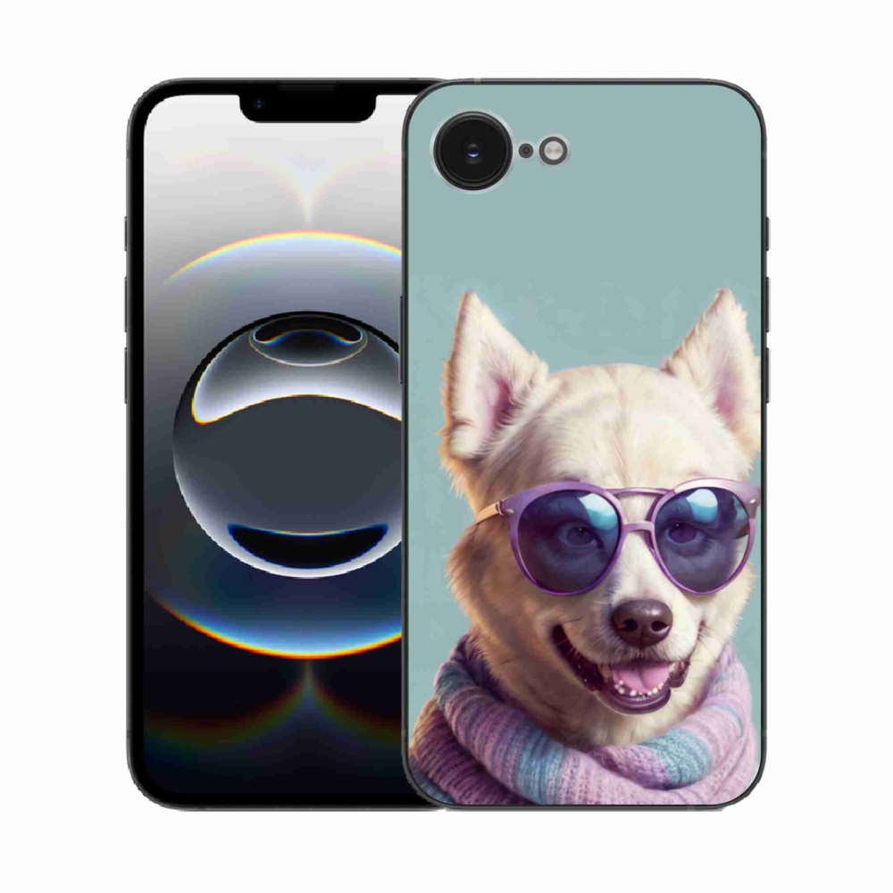 Gelový kryt mmCase na iPhone 16e - stylový německý špic