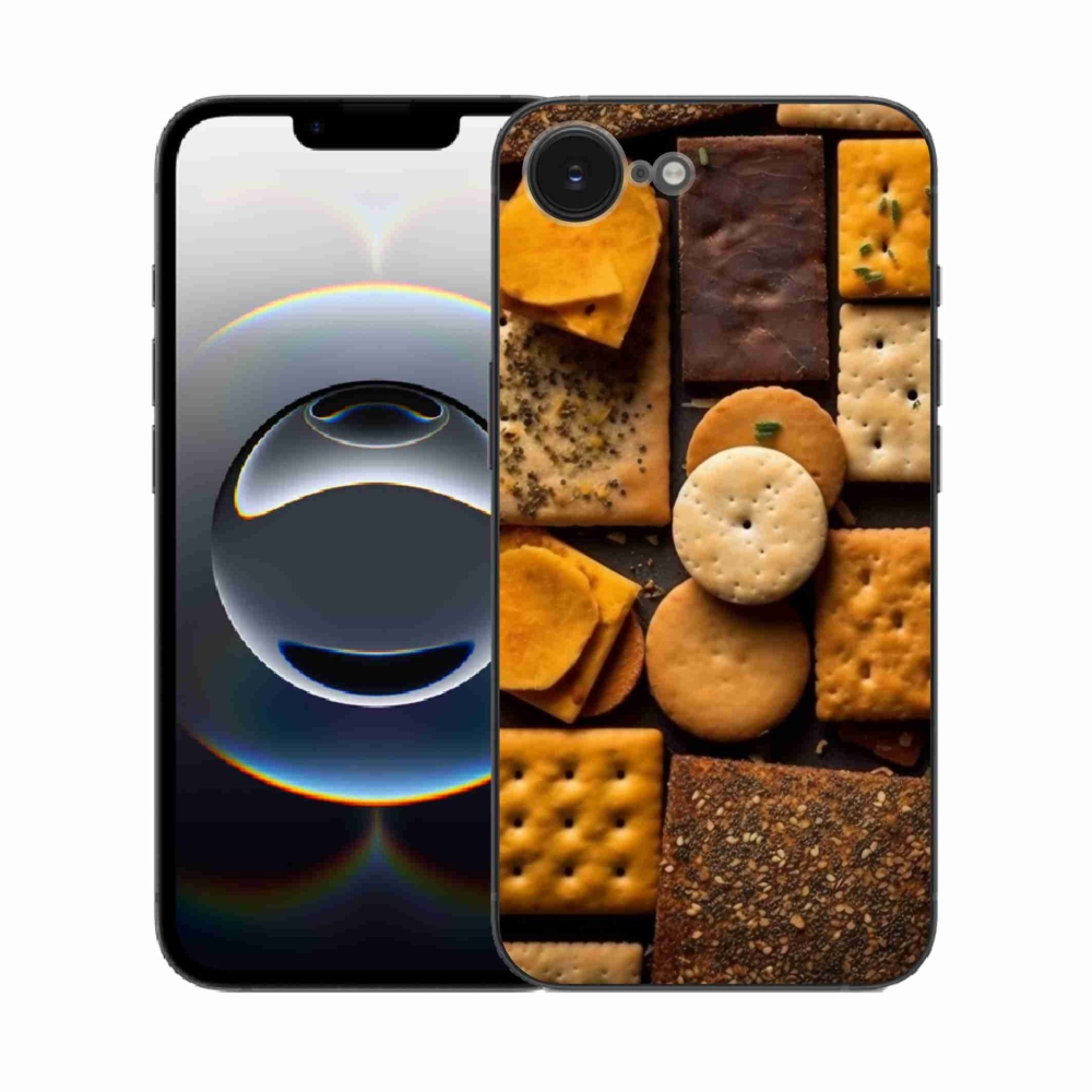 Gelový kryt mmCase na iPhone 16e - sušenky