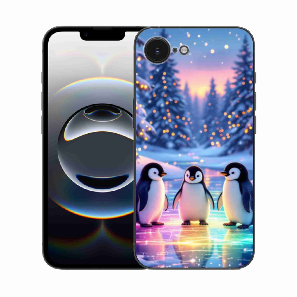 Gelový kryt mmCase na iPhone 16e - tučnáci