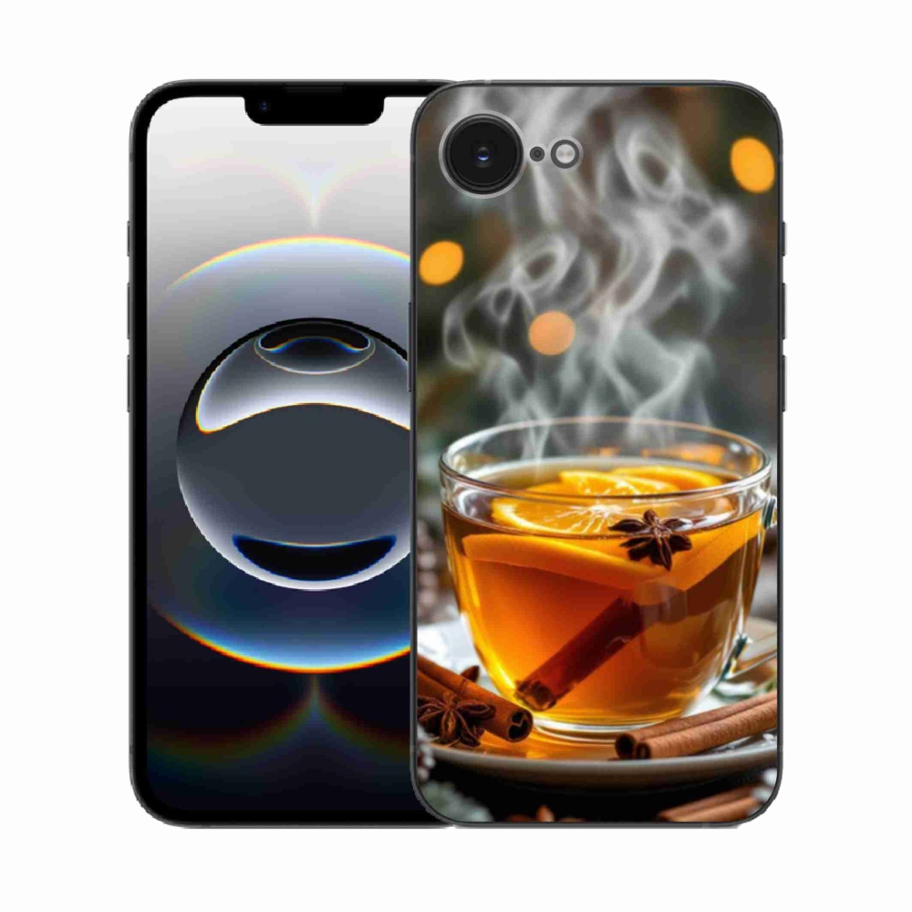 Gelový kryt mmCase na iPhone 16e - vánoční punč