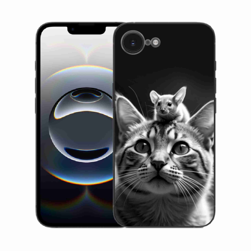 Gelový kryt mmCase na iPhone 16e - zvířecí přátelství 2