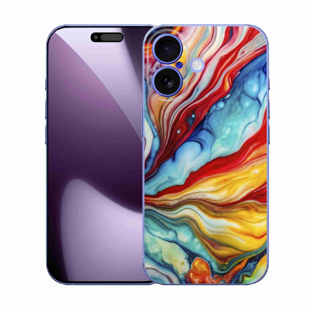 Gelový kryt mmCase na iPhone 17 - abstraktní motiv 58