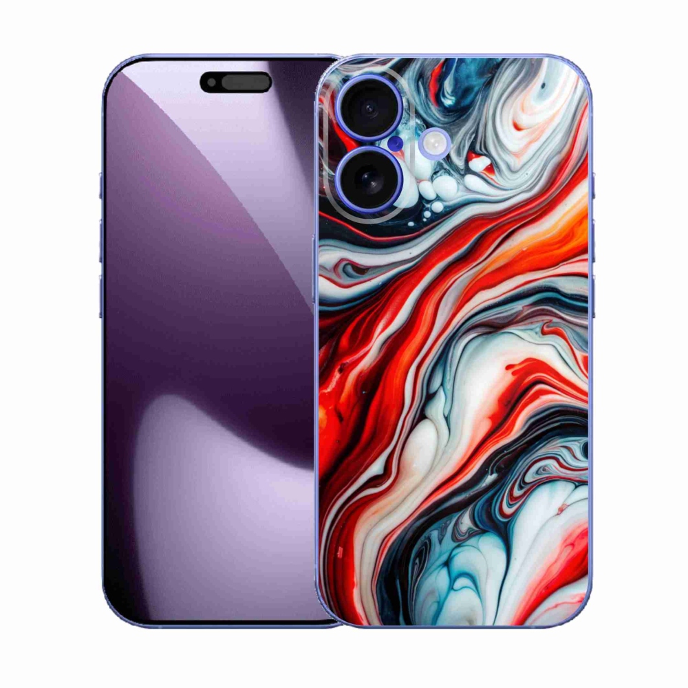 Gelový kryt mmCase na iPhone 17 - abstraktní motiv 63