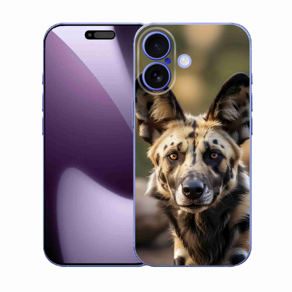 Gelový kryt mmCase na iPhone 17 - africký divoký pes