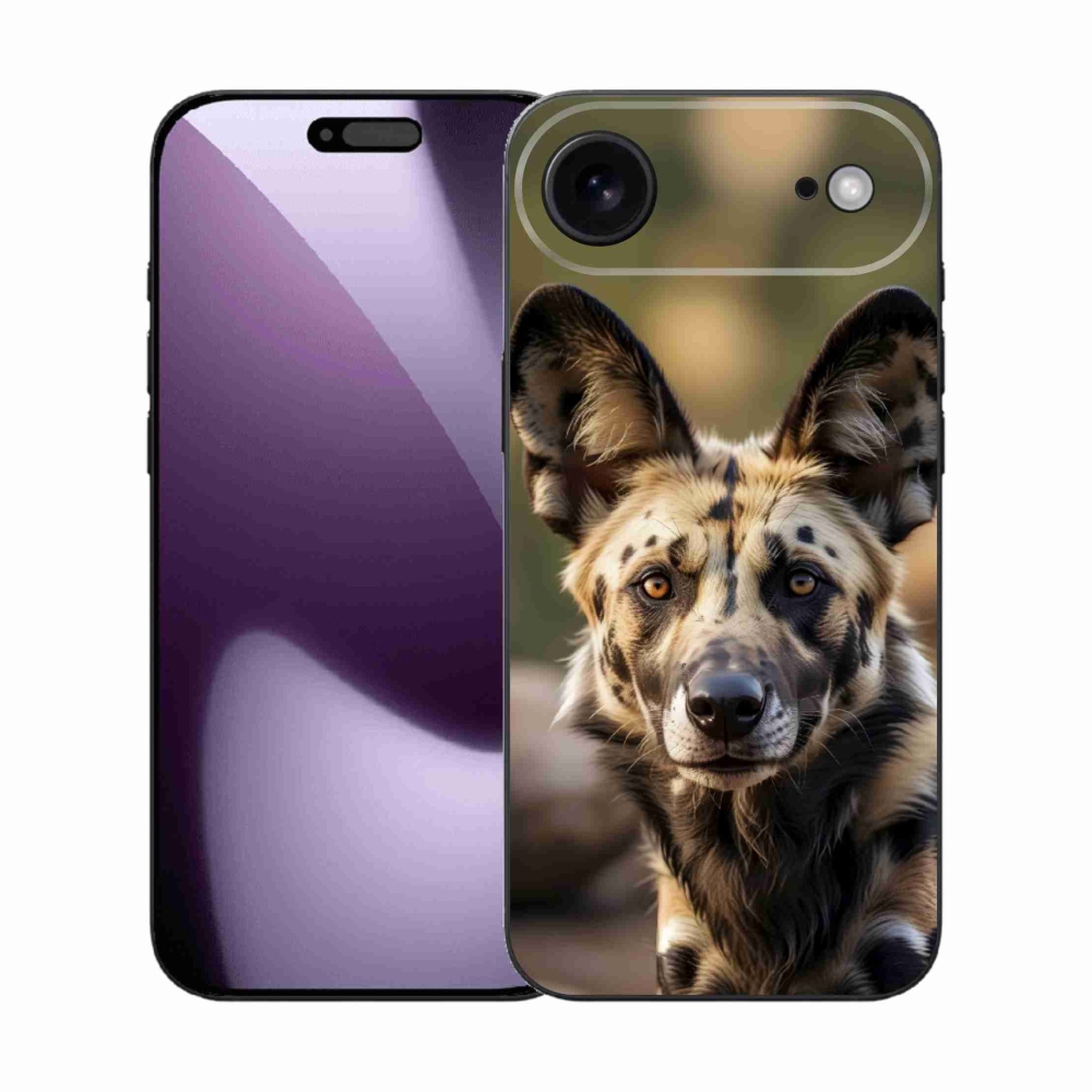 Gelový kryt mmCase na iPhone 17 Air - africký divoký pes