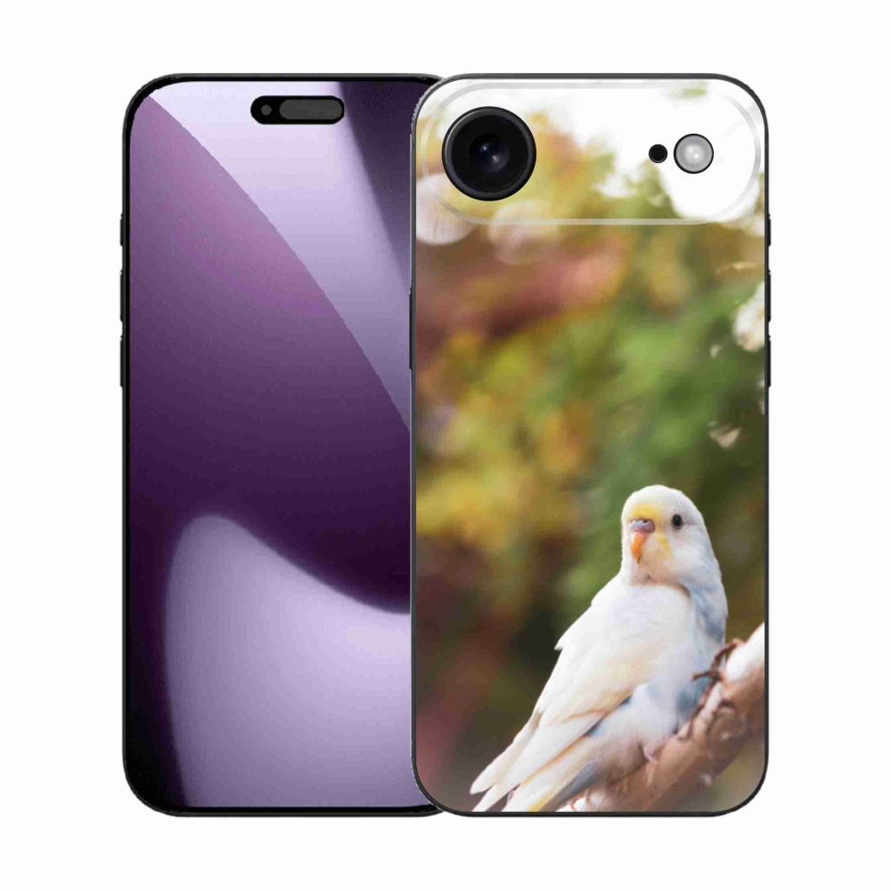 Gelový kryt mmCase na iPhone 17 Air - andulka bílá