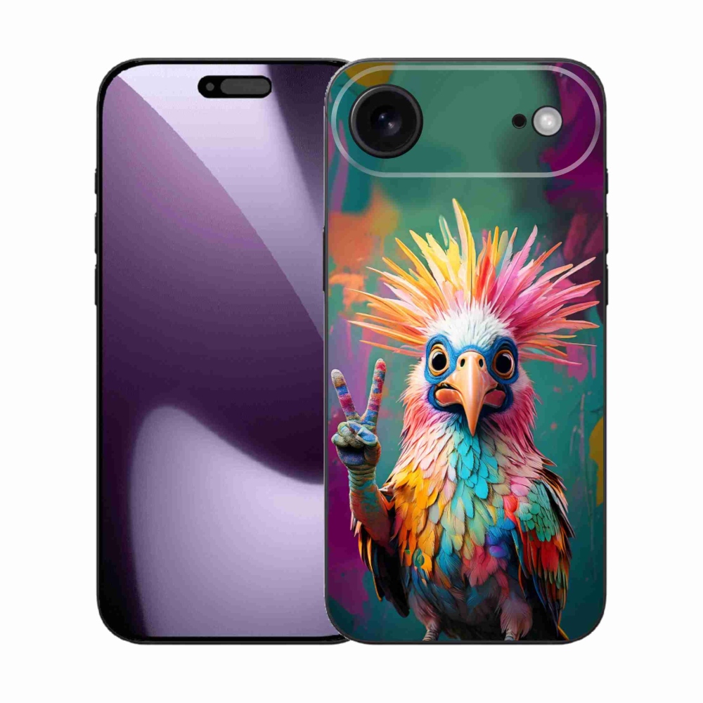 Gelový kryt mmCase na iPhone 17 Air - barevný rebel
