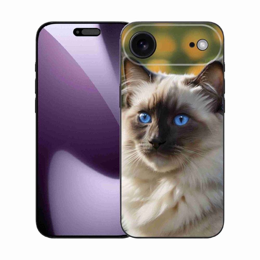 Gelový kryt mmCase na iPhone 17 Air - bílý ragdoll