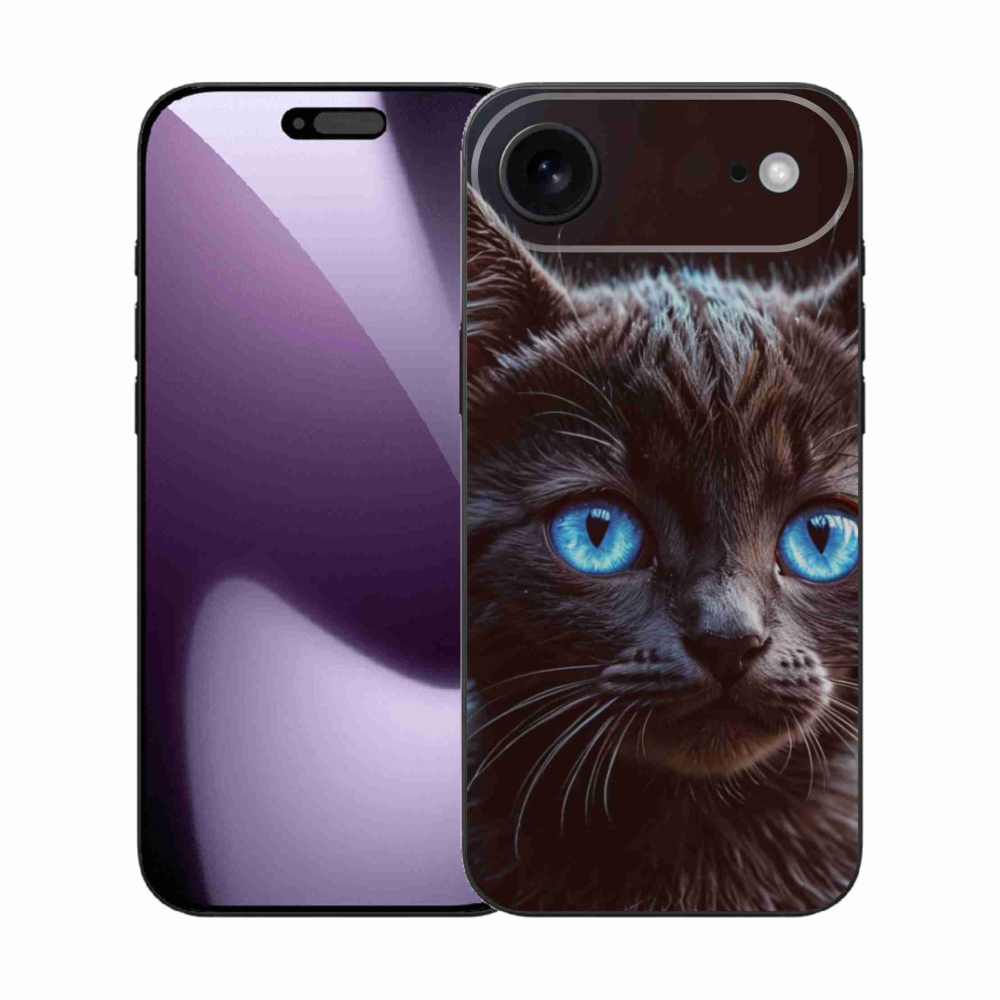 Gelový kryt mmCase na iPhone 17 Air - černé kotě 2