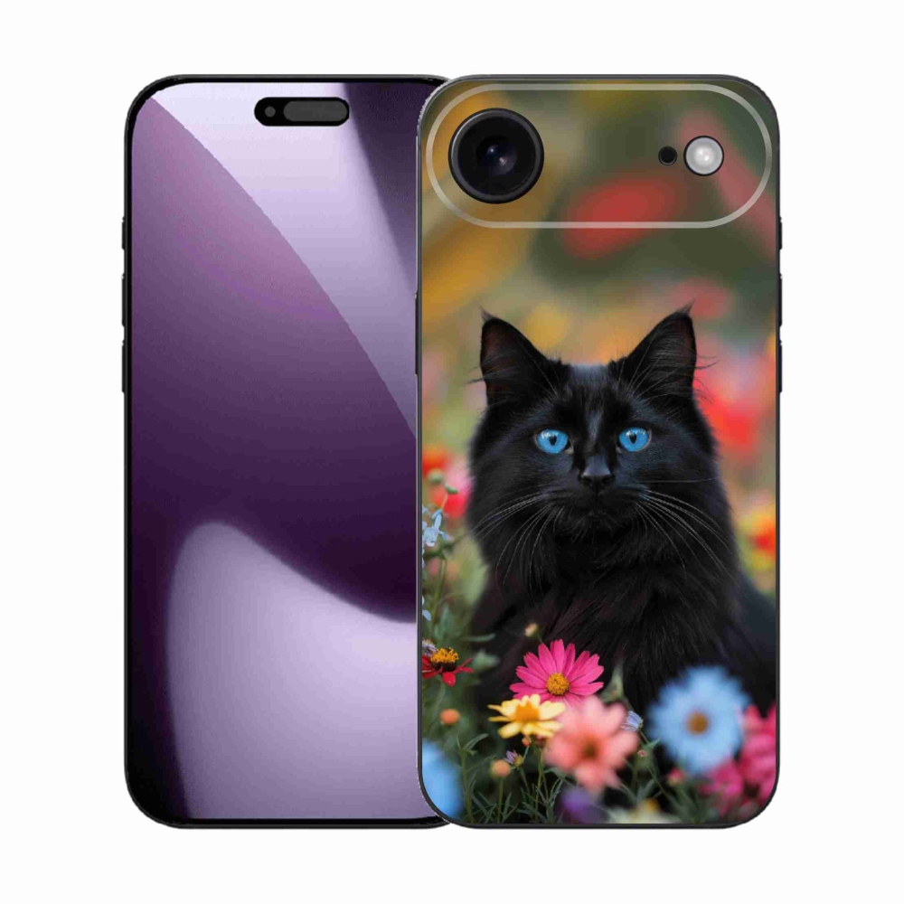 Gelový kryt mmCase na iPhone 17 Air - černé kotě 4