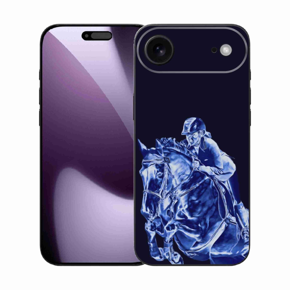 Gelový kryt mmCase na iPhone 17 Air - dostihový kůň