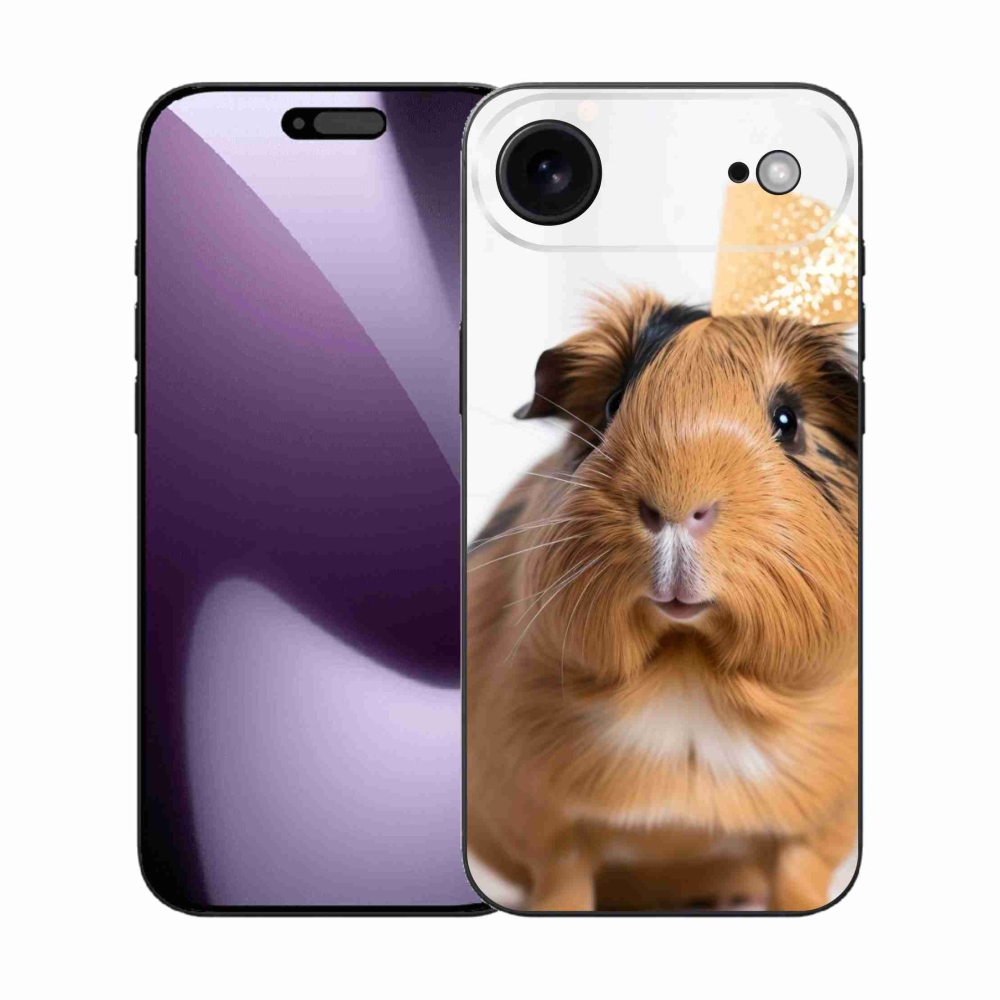 Gelový kryt mmCase na iPhone 17 Air - hnědé morče