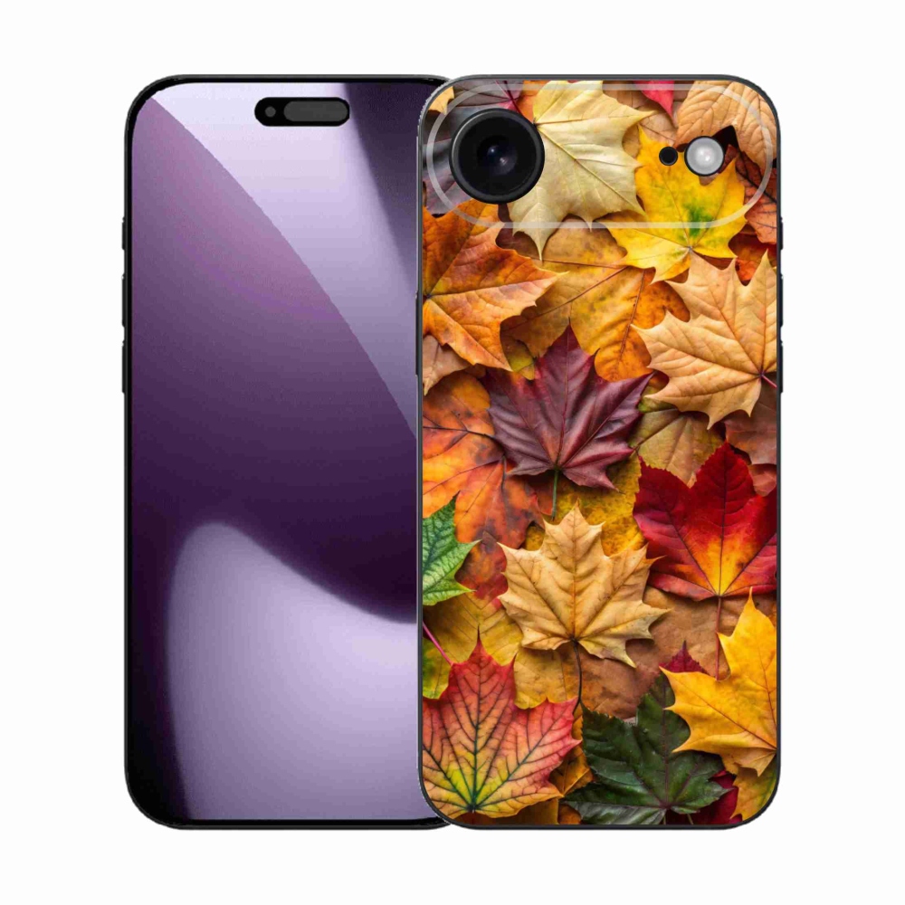 Gelový kryt mmCase na iPhone 17 Air - javorové listy 2