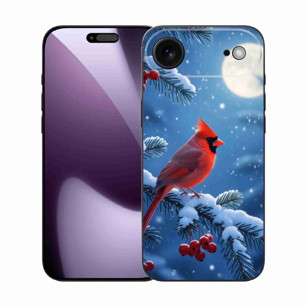 Gelový kryt mmCase na iPhone 17 Air - kardinál červený