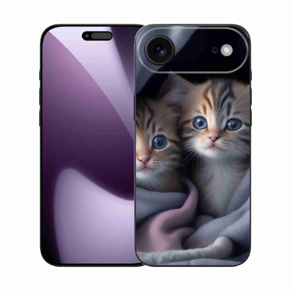 Gelový kryt mmCase na iPhone 17 Air - kočičí duo 2