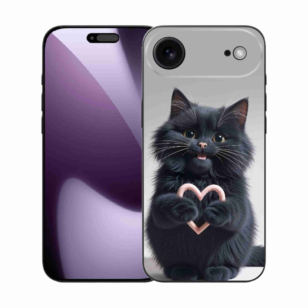 Gelový kryt mmCase na iPhone 17 Air - kočičí láska 3