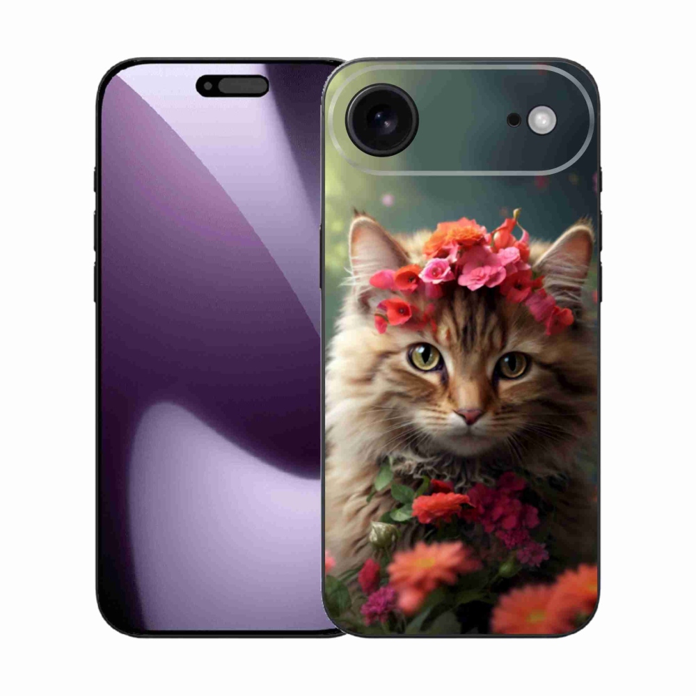 Gelový kryt mmCase na iPhone 17 Air - kočíčí princezna
