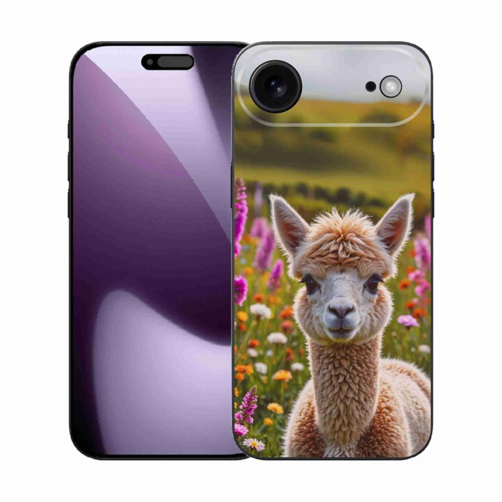 Gelový kryt mmCase na iPhone 17 Air - lama na louce