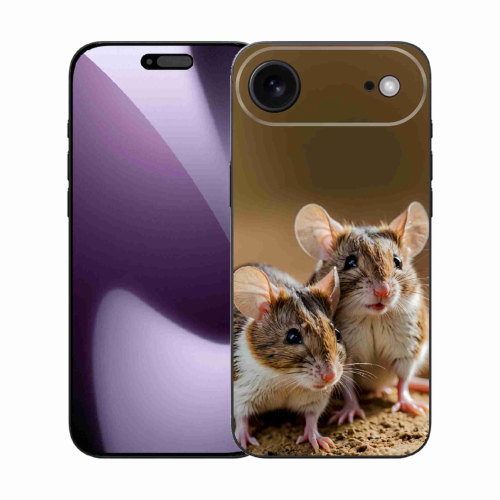 Gelový kryt mmCase na iPhone 17 Air - myší duo