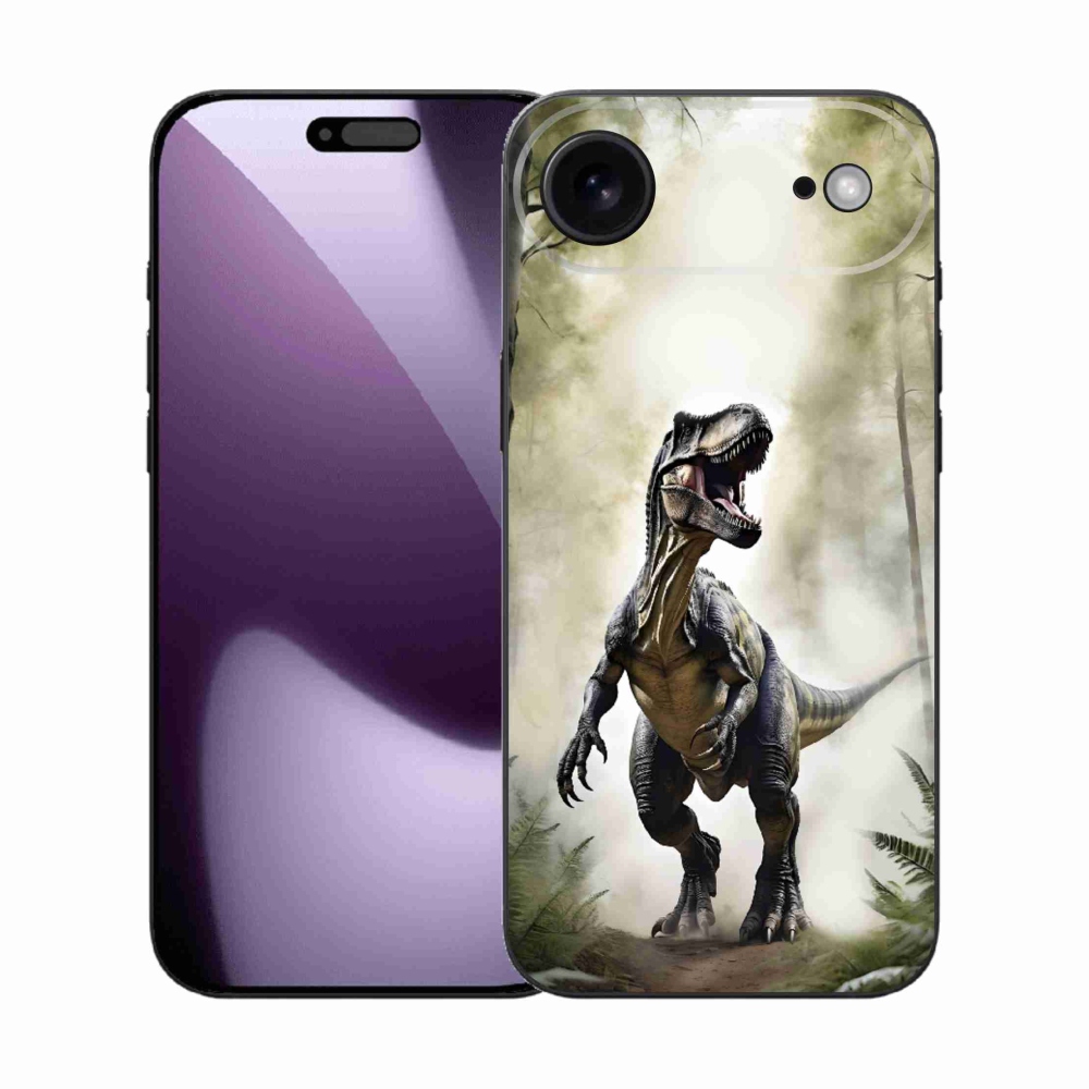 Gelový kryt mmCase na iPhone 17 Air - naštvaný T-Rex