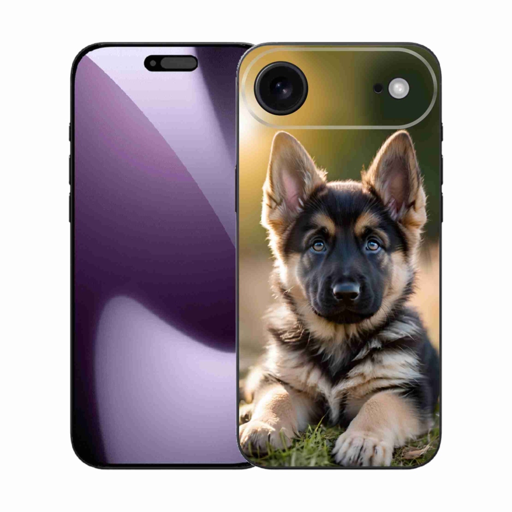 Gelový kryt mmCase na iPhone 17 Air - německý ovčák v přírodě