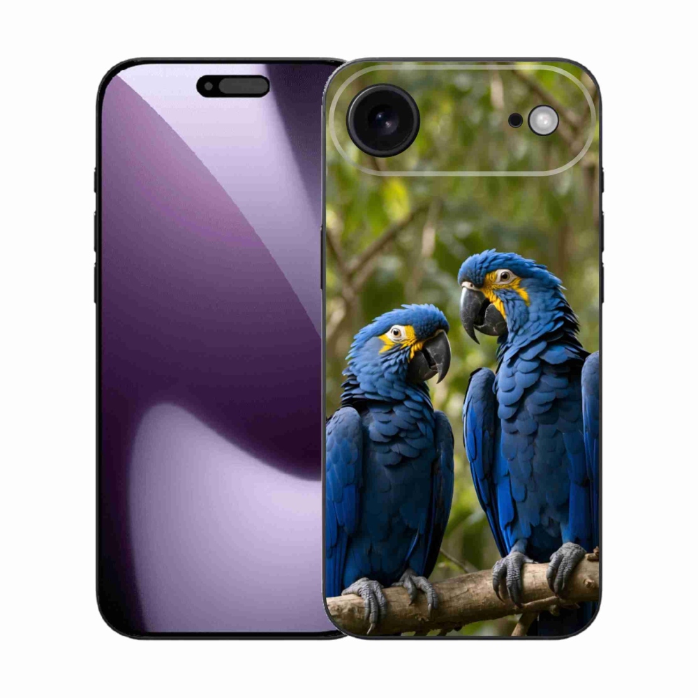 Gelový kryt mmCase na iPhone 17 Air - papouščí duo