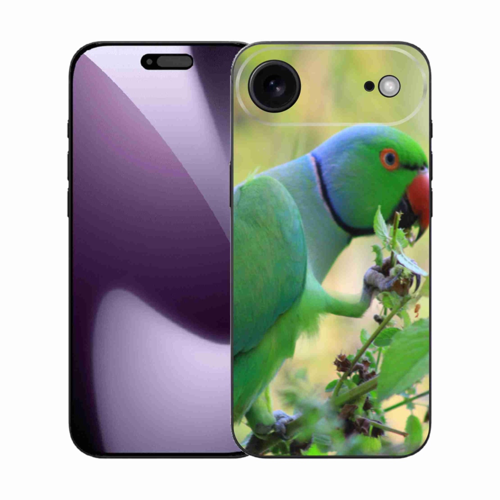 Gelový kryt mmCase na iPhone 17 Air - papoušek alexandr